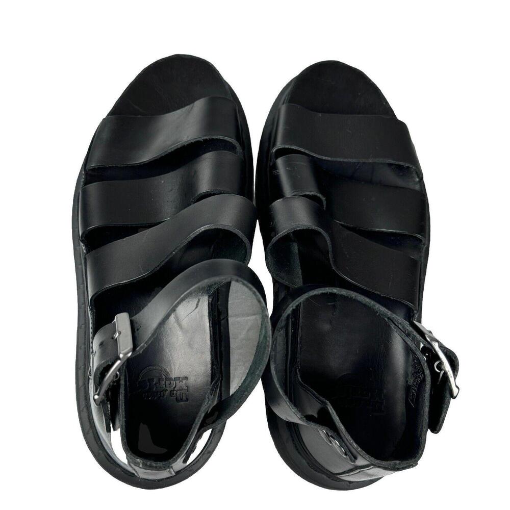 Dr. Martens Women's Clarissa II Gladiator Black Patent Leather Sandals US: 8 - Picture 6 of 15